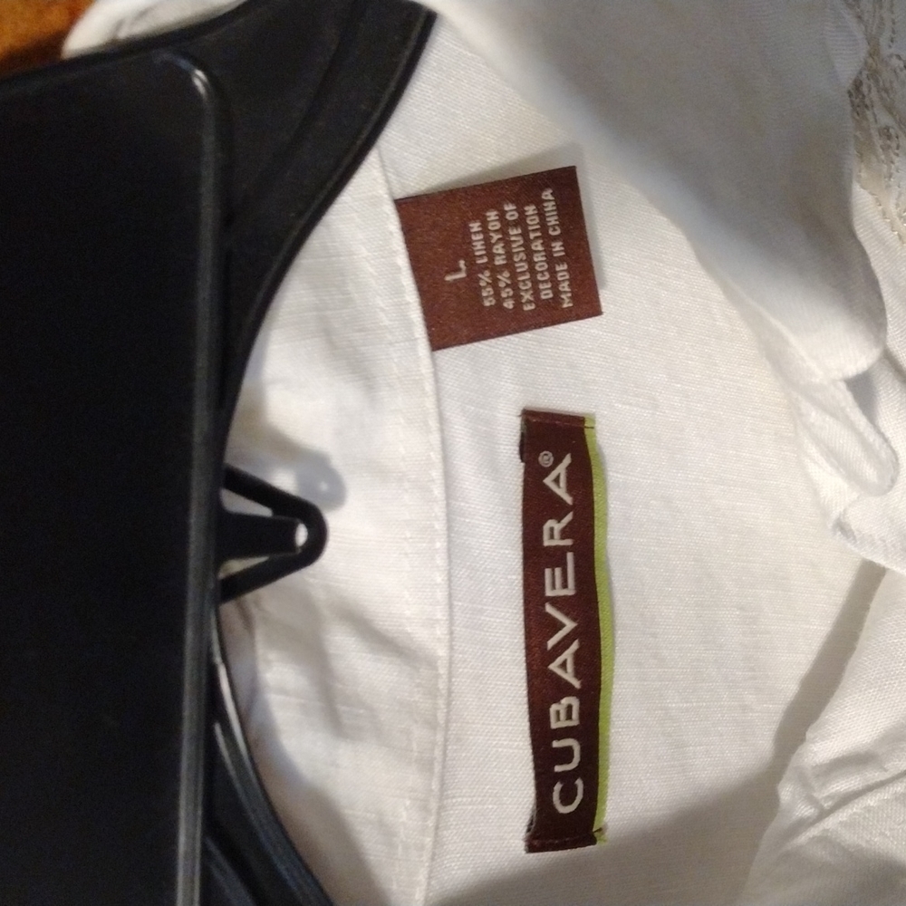 Cubavera Linen/Rayen Men's Shirt - Picture 2 of 3